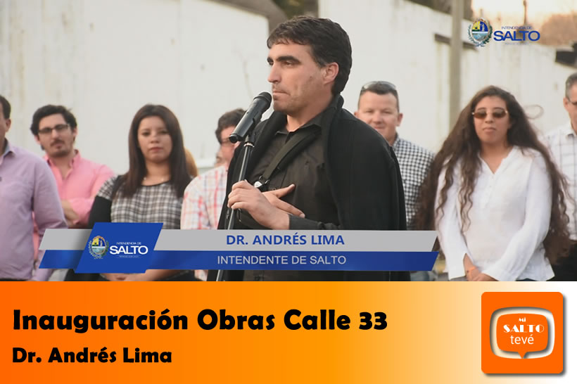 Presentación Obras de Calle Treinta y Tres