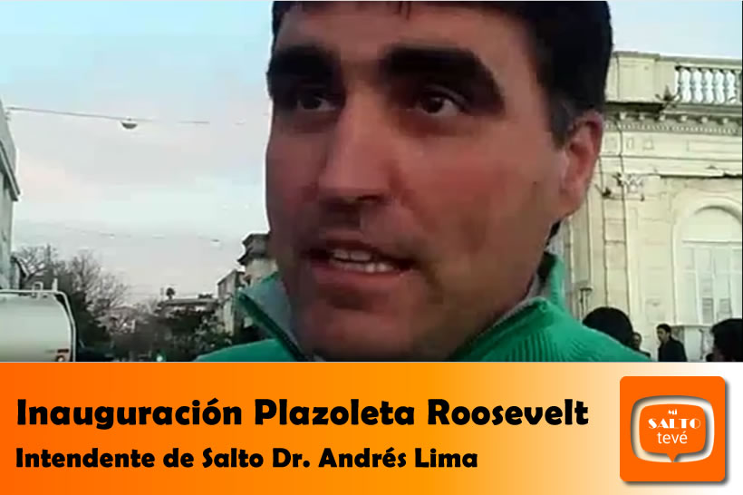 Inauguración Plazoleta Roosevelt