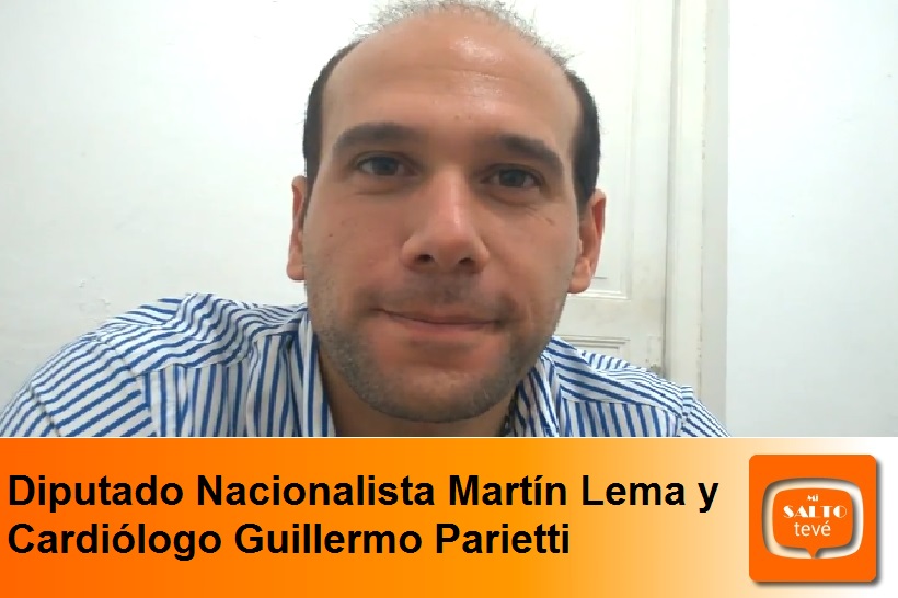 Diputado Nacionalista Martín Lema y Cardiólogo Guillermo Parietti IMAE Salto
