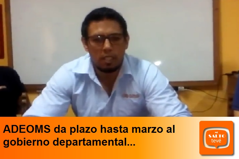 ADEOMS da plazo hasta marzo al gobierno departamental….
