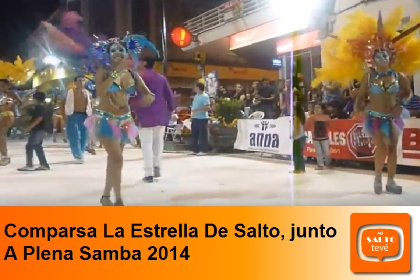 Comparsa La Estrella De Salto, junto A Plena Samba 2014