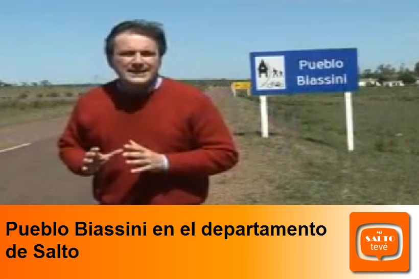Pueblo Biassini en el departamento de Salto