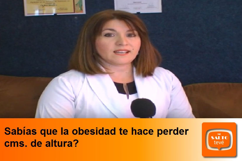 ¿Sabías que la obesidad te hace perder cms. de altura?