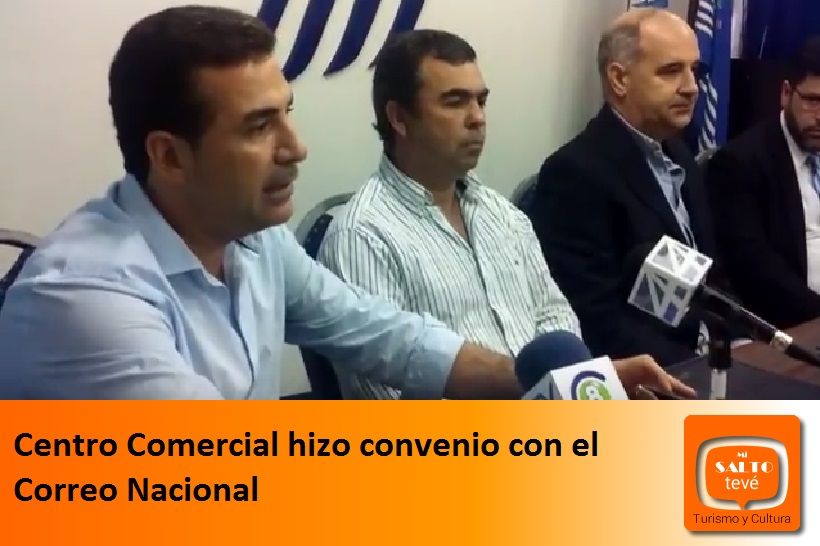 Centro Comercial hizo convenio con el Correo Nacional