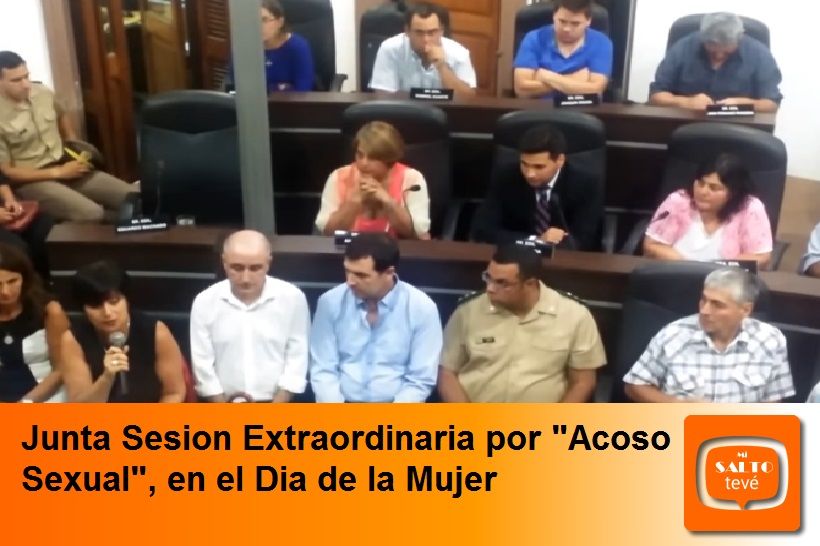 Junta, Sesion Extraordinaria por «Acoso Sexual», en el Dia de la Mujer