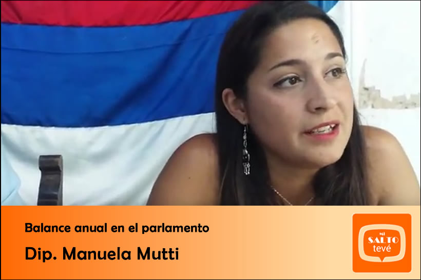 Manuela Mutti, el balance anual en el parlamento