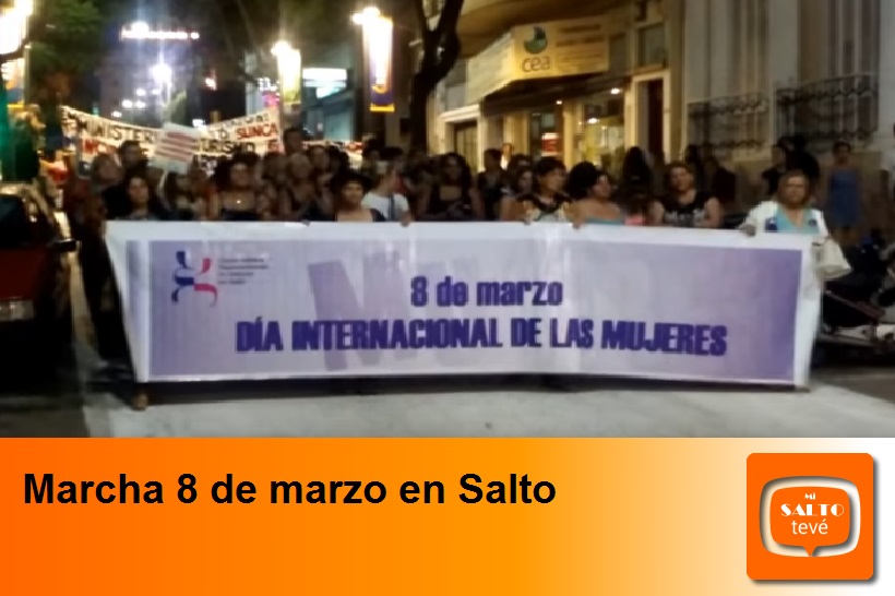 Marcha 8 de marzo en Salto
