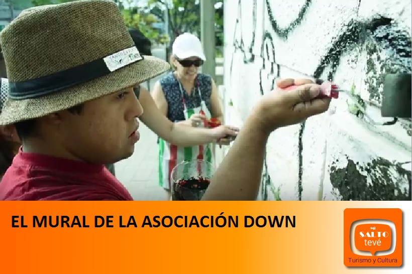 El mural de la asociación down