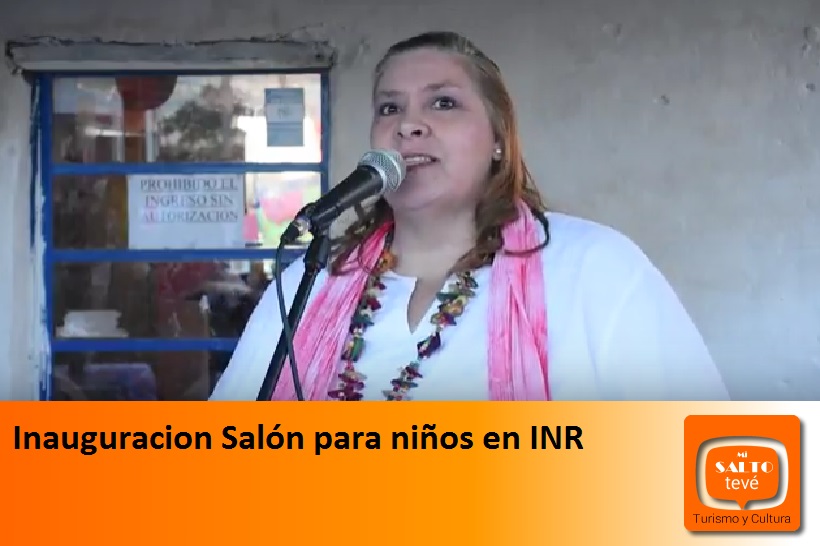 Inauguración salón para niños en INR
