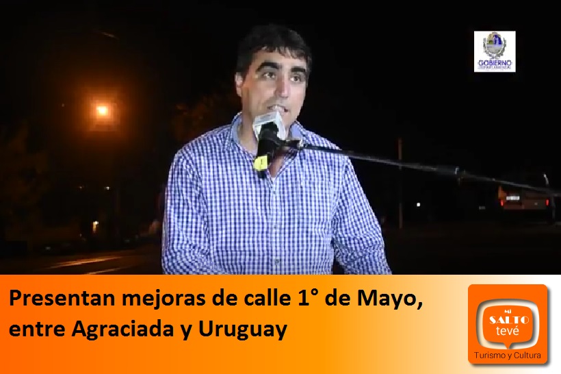 Presentan mejoras en calle 1° de Mayo, entre Agraciada y Uruguay