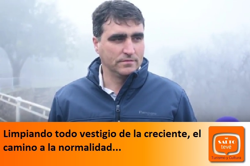 Limpiando todo vestigio de la creciente, el camino a la normalidad…