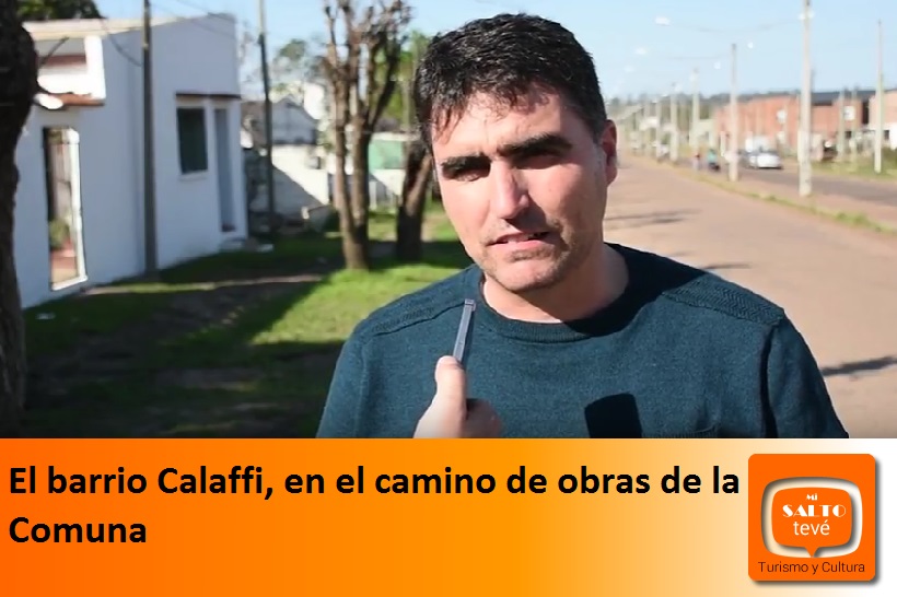 El barrio Calaffi, en el camino de obras de la Comuna