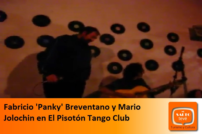 Fabricio ‘Panky’ Breventano y Mario Jolochin en El Pisotón Tango Club
