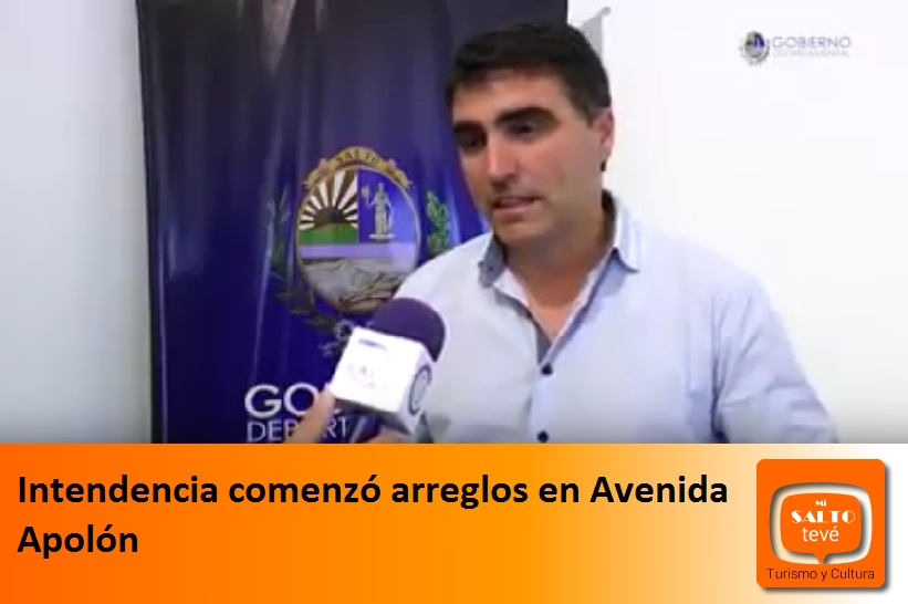 Intendencia comenzó arreglos en Avenida Apolón