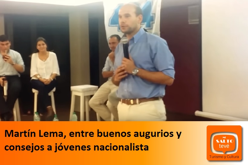 Martín Lema, entre buenos augurios y consejos a jóvenes nacionalista