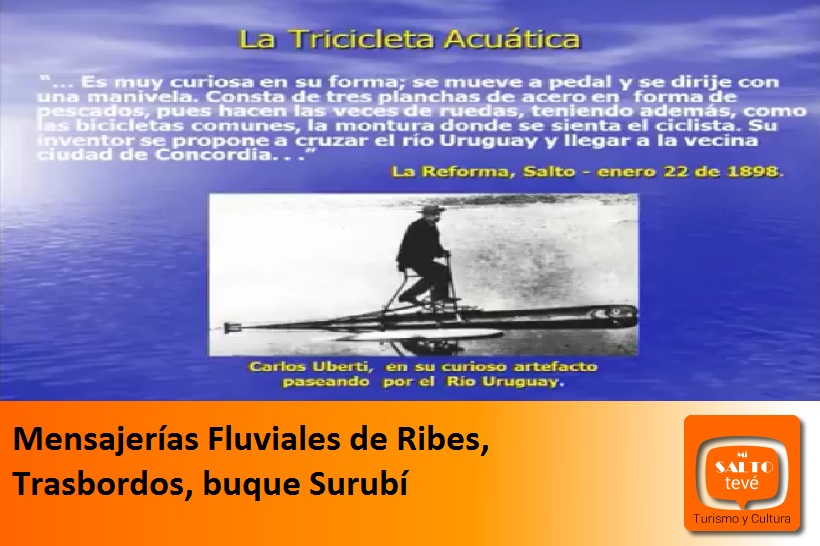 Mensajerías Fluviales de Ribes, Trasbordo, buque Surubí