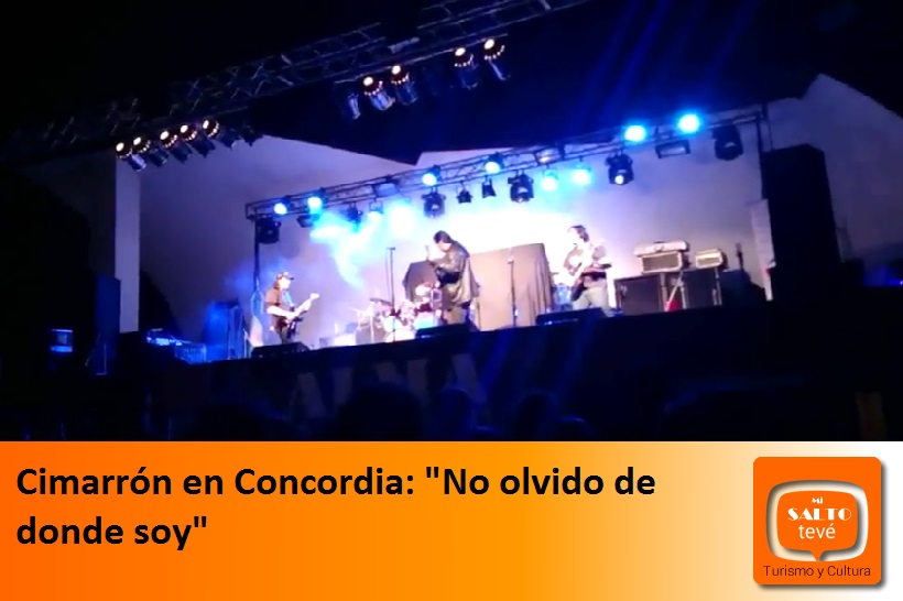 Cimarrón en Concordia:»No olvido de donde soy»