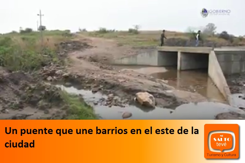 Un puente que une barrios en el este de la ciudad