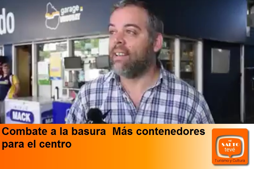 Combate a la basura Más contenedores para el centro