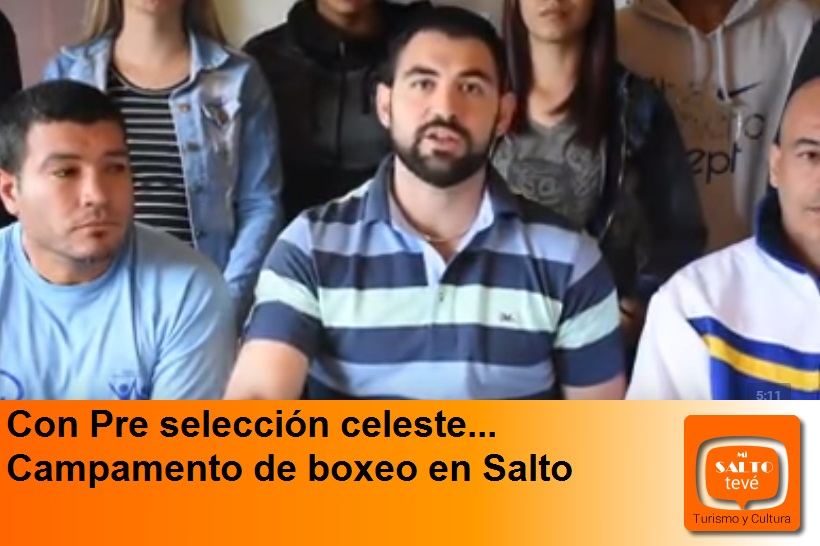 Con Pre selección celeste… Campamento de boxeo en Salto