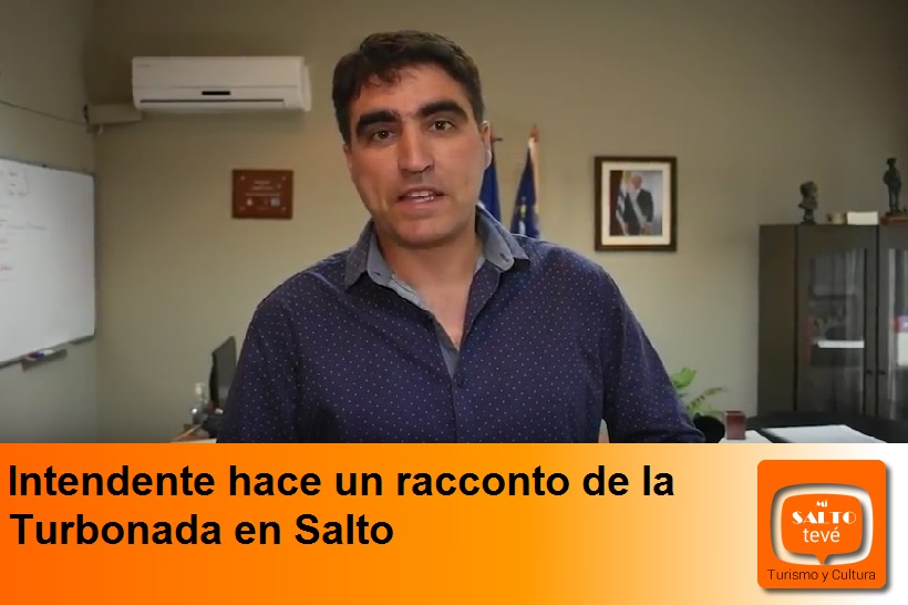Intendente hace un racconto de la Turbonada en Salto