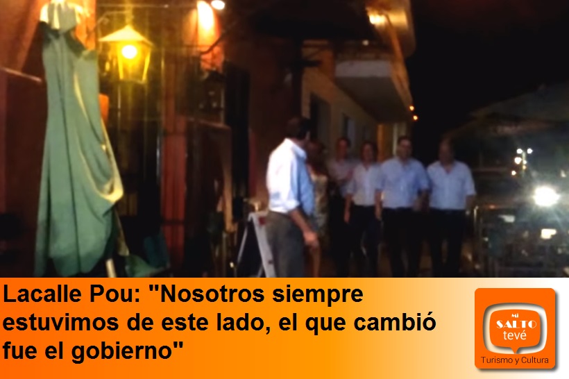 Lacalle Pou: «Nosotros siempre estuvimos de este lado, el que cambió fue el gobierno»