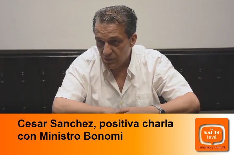 Cesar Sanchez, positiva charla con Ministro Bonomi