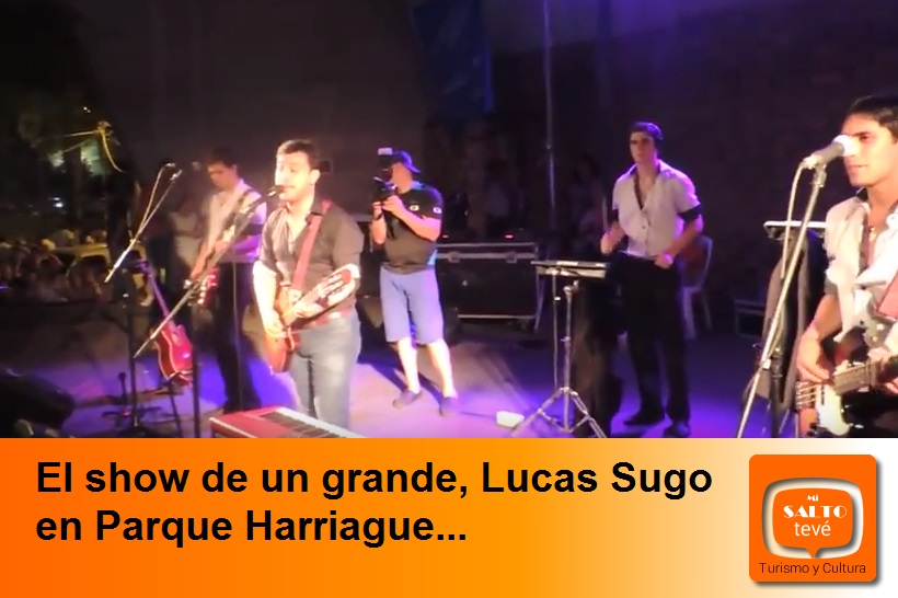 El show de un grande, Lucas Sugo en Parque Harriague…