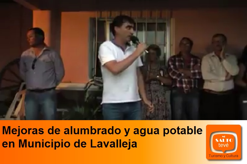 Mejoras de alumbrado y agua potable en Municipio de Lavalleja