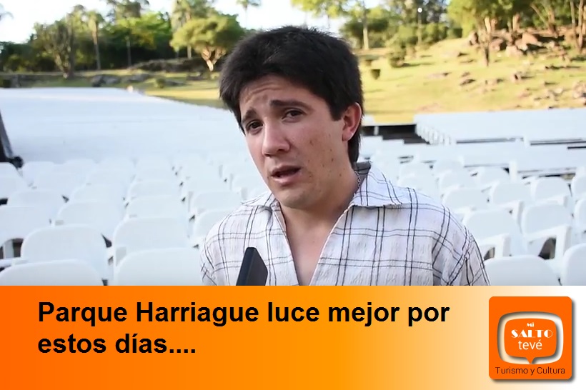 Parque Harriague luce mejor por estos días….