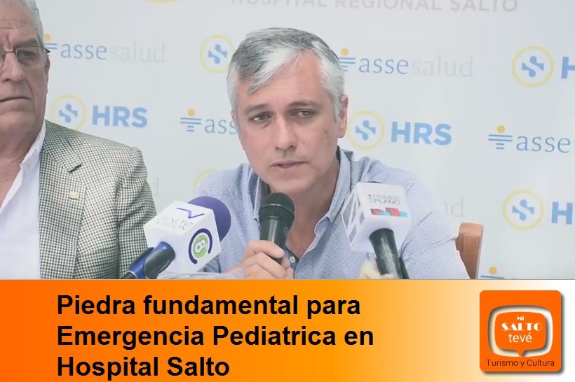 Piedra fundamental para Emergencia Pediatrica en Hospital Salto
