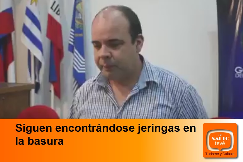 Siguen encontrándose jeringas en la basura