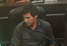 Edil, Enzo García, solicita colocar bacheos en los pozos.