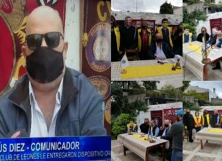 APC y Leones entregaron OrCam al comunicador Jesús Diez