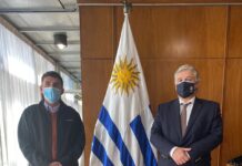 Diputado Álvaro Lima, se reunió hoy con el Canciller Francisco Bustillo.