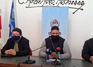 Convenio Intendencia – ADEOMS, conferencia de prensa.