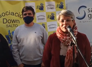 Remozado local de la Asociación Down de Salto abrió sus puertas.