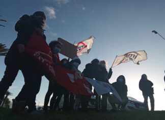 Caravana Bella Unión- Montevideo, los marchantes informan, participa Yamandú Orsi…