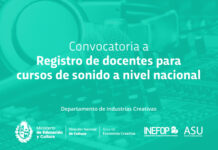 AGADU: Registro de docentes para cursos de sonido