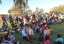 El diputado Rodrigo Albernaz Pereira, en Belén, Chapicuy, Quebracho y en Salto capital, en diferentes actos