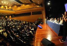 8 de marzo Lacalle Pou asistió al acto central por el Día Internacional de las Mujeres