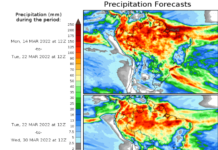 Dos lluvias moderadas por delante, una mirada a la sequía de EEUU