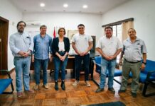 Políticas de frontera: Intendente se reunió con integrantes de la directiva del Centro Comercial e Industrial de Salto