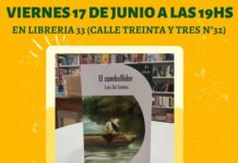 Libreria 33 propone: Viernes charla con Luis Dos Santos sobre gira europea con El Zambullidor, sábado presentación Ecce Homo de Federico Arnaud
