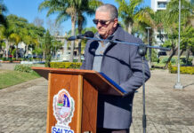 Discurso en acto protocolar por el 18 de Julio del nuevo Presidente de la Junta Departamental de Salto, Maestro Gonzalo Rodríguez Galvalissi