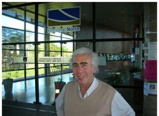 Pancracio Cánepa, El Director del Cenur Litoral Norte Sede Salto culmina su ciclo al frente de esta Casa de Estudio y se jubila