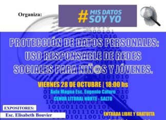 #MisDatosSoyYo: Este viernes en Sala Eugenio Caffaro de la Udelar, charla abierta sobre protección de datos