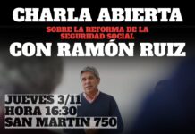 Ramón Ruiz Director del BPS: Charla abierta y gira por Salto para informar sobre el proyecto de Reforma Jubilatoria