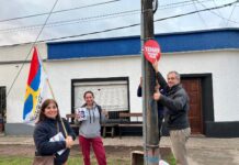 Mijail junto a Raíces, Frente Amplio, por Belén