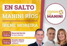 Manini y Moreira en Salto